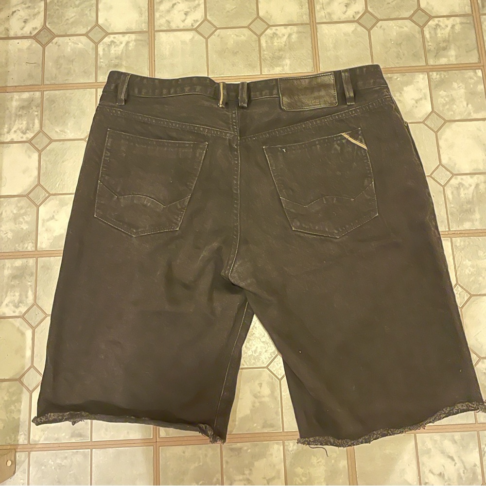 CULT OF INDIVIDUALITY BLACK JEAN SHORTS